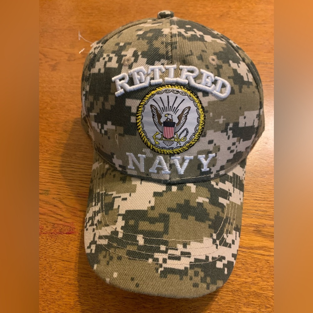 Retired Navy Camouflage Hat